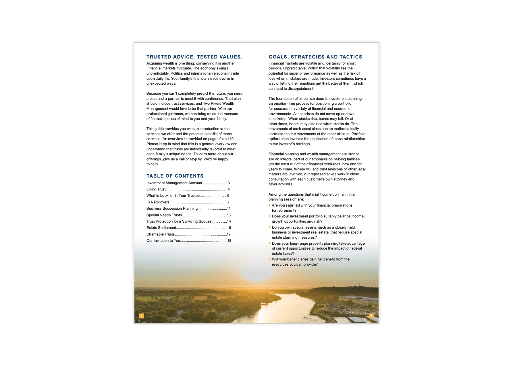 Two Rivers Bank & Trust Brochure image.works